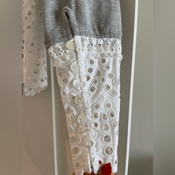 Shopbop Sea lace sweatshirt XS - Picture 4 of 5